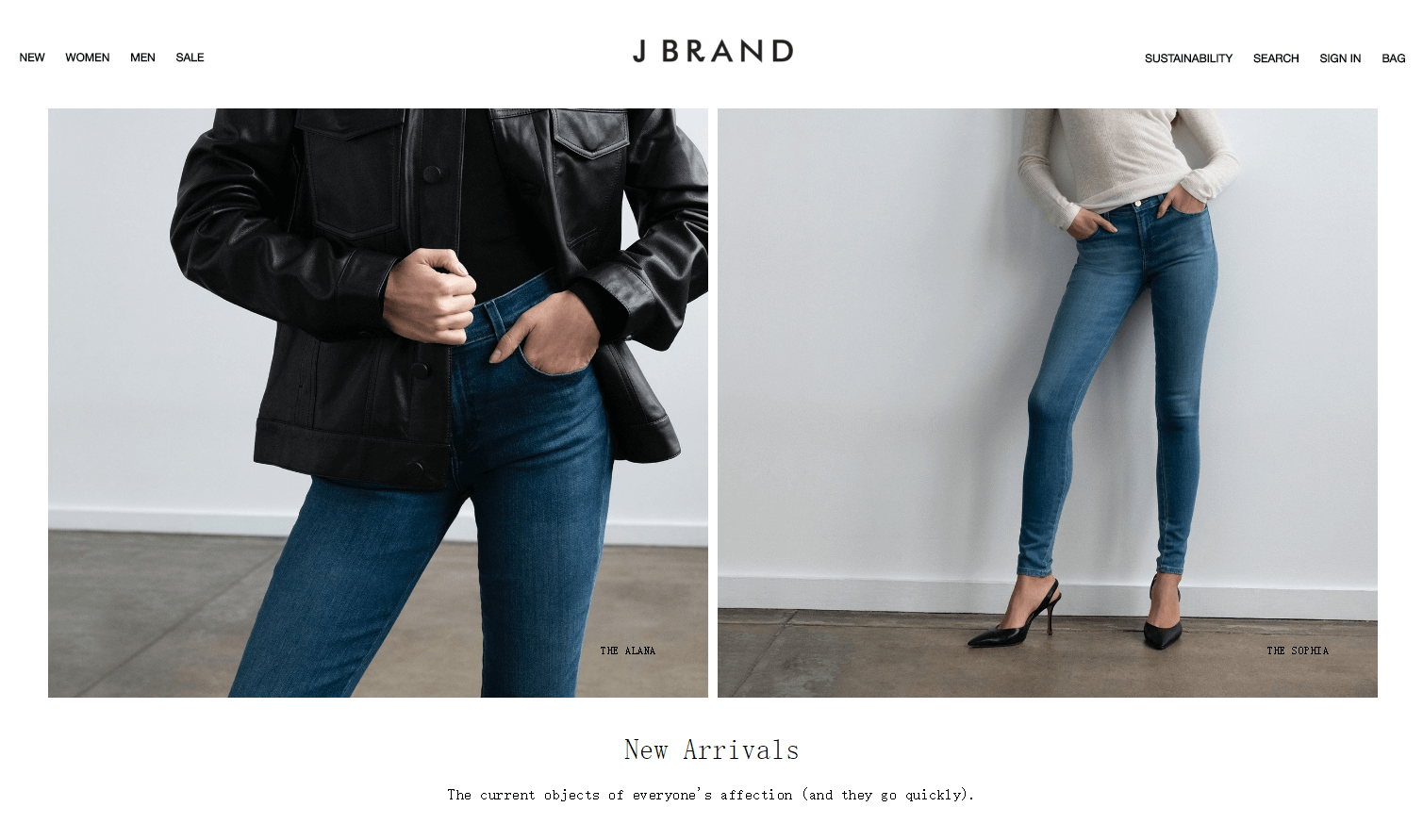 J Brand官网-jbrand美国官网 第一件美国制造的紧身直筒牛仔裤 风靡全球的牛仔品牌